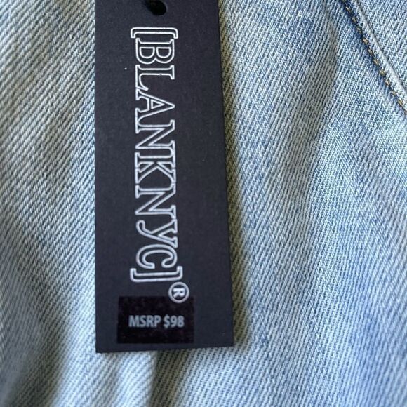 BLANKNYC Paperbag High Rise Wide Leg Jeans - Picture 7 of 10